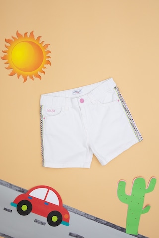 U.s. Polo Assn. Kız Çocuk Beyaz Şort / Bermuda 50282941-vr013 Beyaz