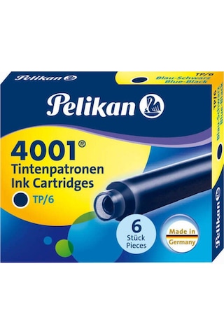Pelikan 4001 6'Lı Kısa Kartuş Kırmızı