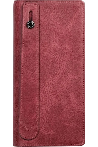 Mft Leather Hakiki Deri Unisex Telefon Bölmeli Cüzdan Golden 3367 Tiguan Bordo