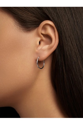 Mıx Jewelry Kongo Halka Küpeler 925 Ayar Gümüş, Çap 15 Mm 448288455 Diğer