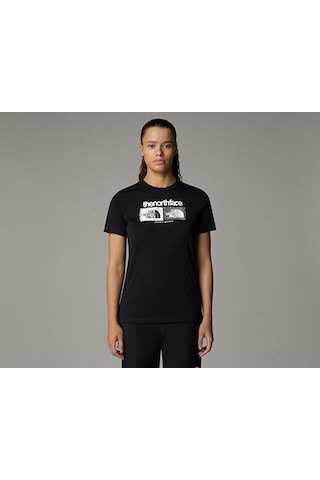The North Face W Foundation Tee Graphic 1 Kadın Günlük Tişört Nf0a8brzjk31 Siyah SIYAH