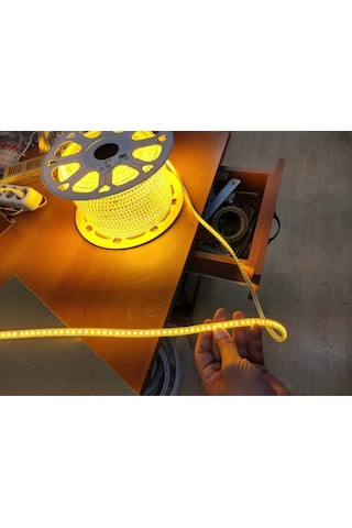 12v Amber Neon Led 1 Metre Fişli Esnek Neon Led Aydınlatma Tak-çalıştır Neon Şerit Led