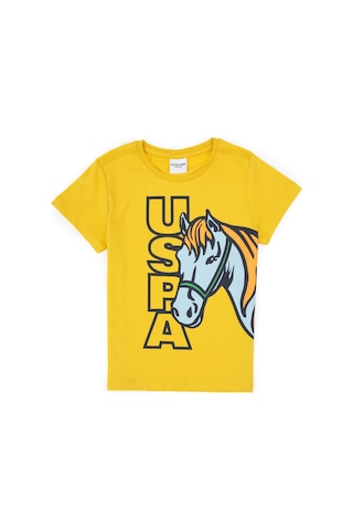 U.s. Polo Assn. Erkek Çocuk Koyu Sarı Tişört 50316479-vr094 Koyu Sarı