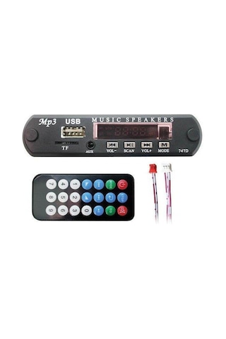 Class Usb-123 Usb-Sd-Bluetooth Aux Çevirici Kumandalı N11.645