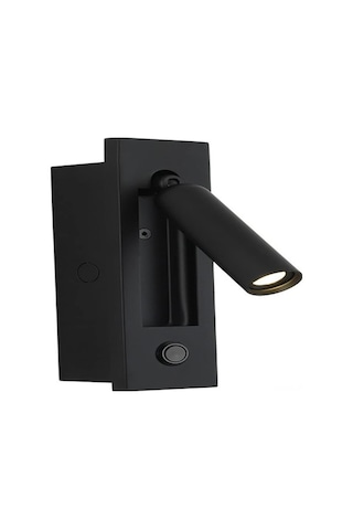 Besthome1 Yatak Odası Okuma Işığı: Esnek Kollu Led Duvar Lambası, 110-240v Siyah, Göz Koruyucu Yumuşak Işık Siyah