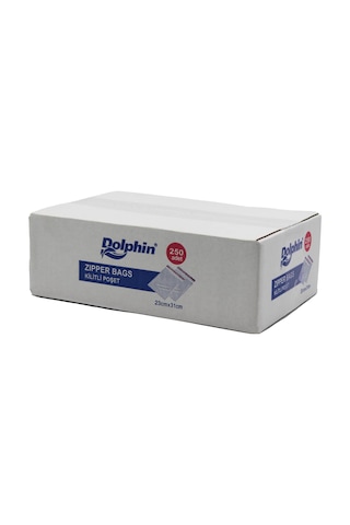Dolphin Kilitli Poşet 23 x 31 CM 250'li Paket