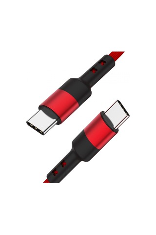 Suntek USB C Veri Kablosu 3.8 MM 50 CM Kırmızı