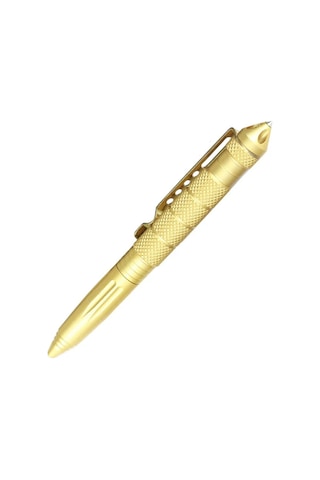 Xiyyadms Aviasyon Alüminyum 15cm Siyah/gümüş/altın Edc Taktik Savunma Kalemi, Pencere Kırma, İmza Ve Çok Fonksiyonlu Dış Mekan Kurtarma Aleti Gümüş