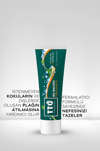 Tto Thermal Çay Ağacı Yağlı Diş Macunu 75 G