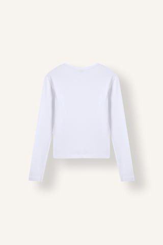 Defacto %100 Pamuk Slim Fit Bisiklet Yaka Düğmeli Ribana Uzun Kollu Basic Hırka I9576ax26auwt34 Beyaz-wt34