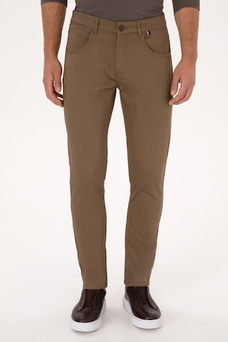 U.s. Polo Assn. Erkek Haki Pantolon Kanvas-chino 50316835-vr027 Haki