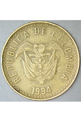 Kolombiya 100 Peso 1994.