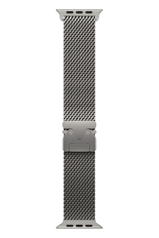 Apple Uyumlu Watch 44mm Zore Krd-100 Titanyum Hasır Kordon