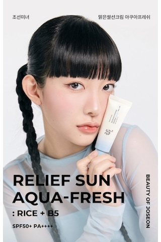 Beauty Of Joseon Relief Sun Aqua Fresh Rice B5 Spf50+ Pa++ Nemlendirici Yatıştırıcı Hafif Uv Koruyucu 50ml