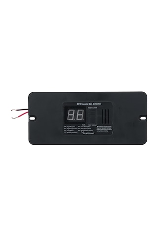 Lemestar Kabın/rv Lpg Gaz Tespit Cihazı, Yüksek Hassasiyetiyle Gerçek Zamanlı Ölçüm, 85db Alarm, 12v Dc, Siyah Büyük Boy