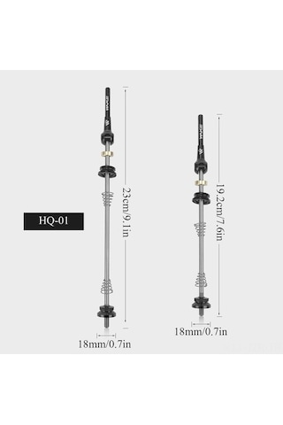 Artfulabode Tekerlek Sökme Sökme Set Ön Mil Kırmızı Hub Hızlı Hızlı Çubuğu Bisiklet Bisiklet Arka Aks Adet 2 Bc Kırmızı