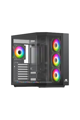 Powerboost Pb-a4375b 750w 80+ Bronz Usb 3.2 Argb Atx Mid Tower Siyah Kasa
