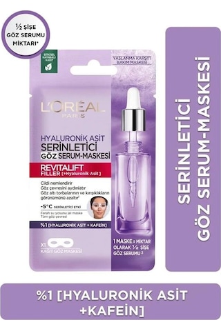 Loreal Paris Revitalift Fillr Serinletic Göz Serum Maske