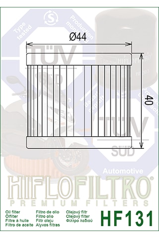 Tvs Apache Rtr 200 Hiflo Hf-131 Yağ Filtresi