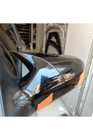 Opel Astra G 1998, 1999, 2000, 20001, 2002, 2003, 2004 Model Uyumlu Batman Yarasa Ayna Kapağı Piano Black Abs Plastik