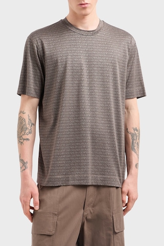 Emporio Armani Erkek T Shirt Em000787 Af12916 F6052 Kahve Kahve Kahverengi