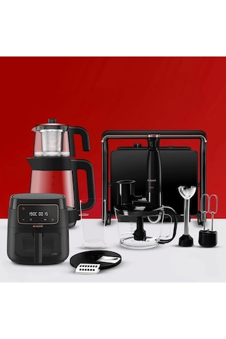 Arçelik 4'lü Xxl Siyah Kahve Seti Siyah