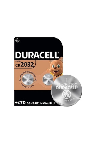 Duracell Cr2032 Lityum Düğme Pil 2li Paket