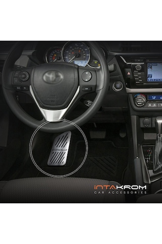 intakrom Toyota Corolla Uyumlu Krom Ayak Dinlendirme Pedalı -2014 - 2019