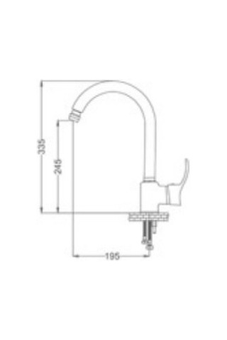 Gms Akdeniz Lavabo + Banyo + Eviye Batarya Set Beyaz - Krom Beyaz