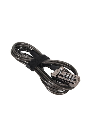 Konesam Dell Ve Diğer Dizüstü Bilgisayarlar İçin Pvc Kablolu 4 Haneli Şifreli Antivandal Güvenlik Kilit, 3 5mm Kucuk Kilitleme Deligi İle