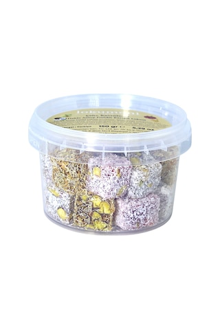 Çifte Kavrulmuş Karışık Antep Fıstıklı Lokum 150 Gr