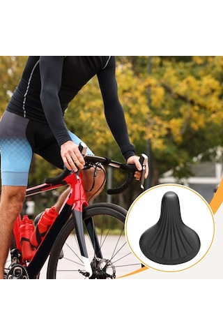 Homyl Dağ Bisikletleri Yol Bisiklet Için Sele Minderi Egzersiz Siyah