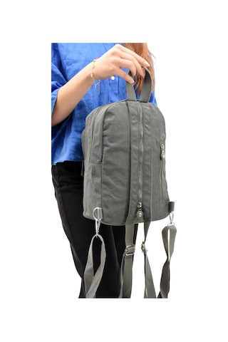 Hem Sırt Hem Göğüs Spor Genç Kadın Çantası Gri Model: 571-8d - Gri