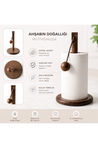 Top Detaylı Kahverengi Havluluk