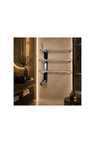 Elektrikli Havlupan 50x48xh100 Cm 60 Watt 65 C Krom