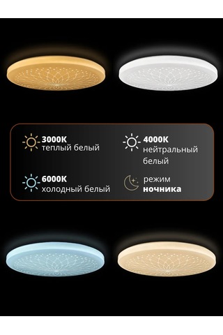 Tango. 60w "charm" Uzaktan Kumandalı Tavan Lambası 60614039 Beyaz