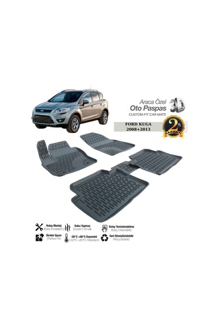 3d Paspas Siyah Ford Kuga 2008-2013