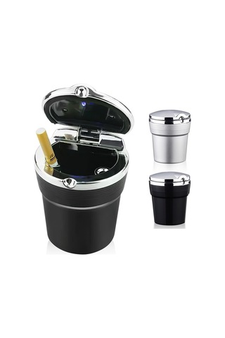 Space Icku46 Işıklı Küllük Siyah Renkli