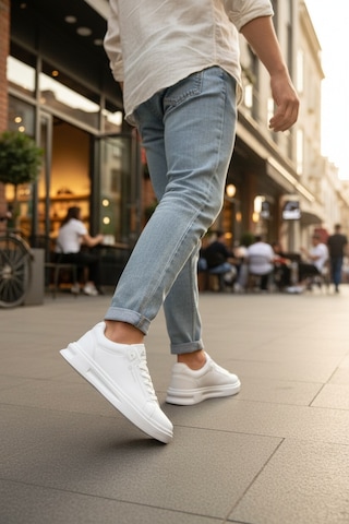 Enoch Düz Taban Stan Smith Casual Sneaker Beyaz