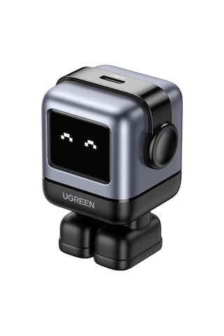 UGREEN Nexode RG 65W Robot GaN Hızlı Şarj Cihazı 2xUSB-C - 1xUSB-A Gri