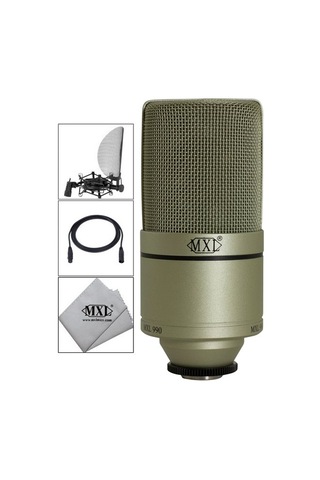 Mxl 990 Complete Bundle Vokal Enstrüman/Youtuber/Podcast Mikrofon