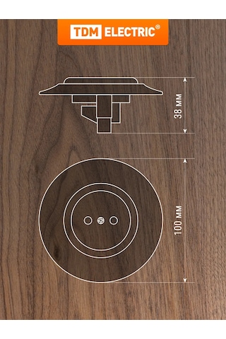Tdm Electric Gömme Porselen Priz 2p 10a 250v Bologna Tdm 223550174 Bolonya