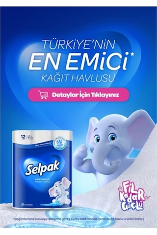 Selpak Kağıt Havlu 48 Rulo