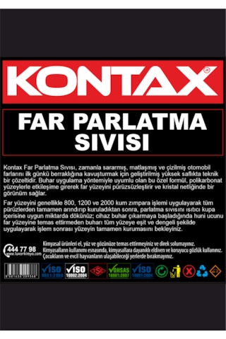 Kontax Far Parlatma Sıvısı 400 Gr