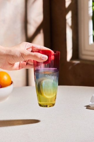 Karaca Dolce Meşrubat Bardağı 350 Ml Kırmızı
