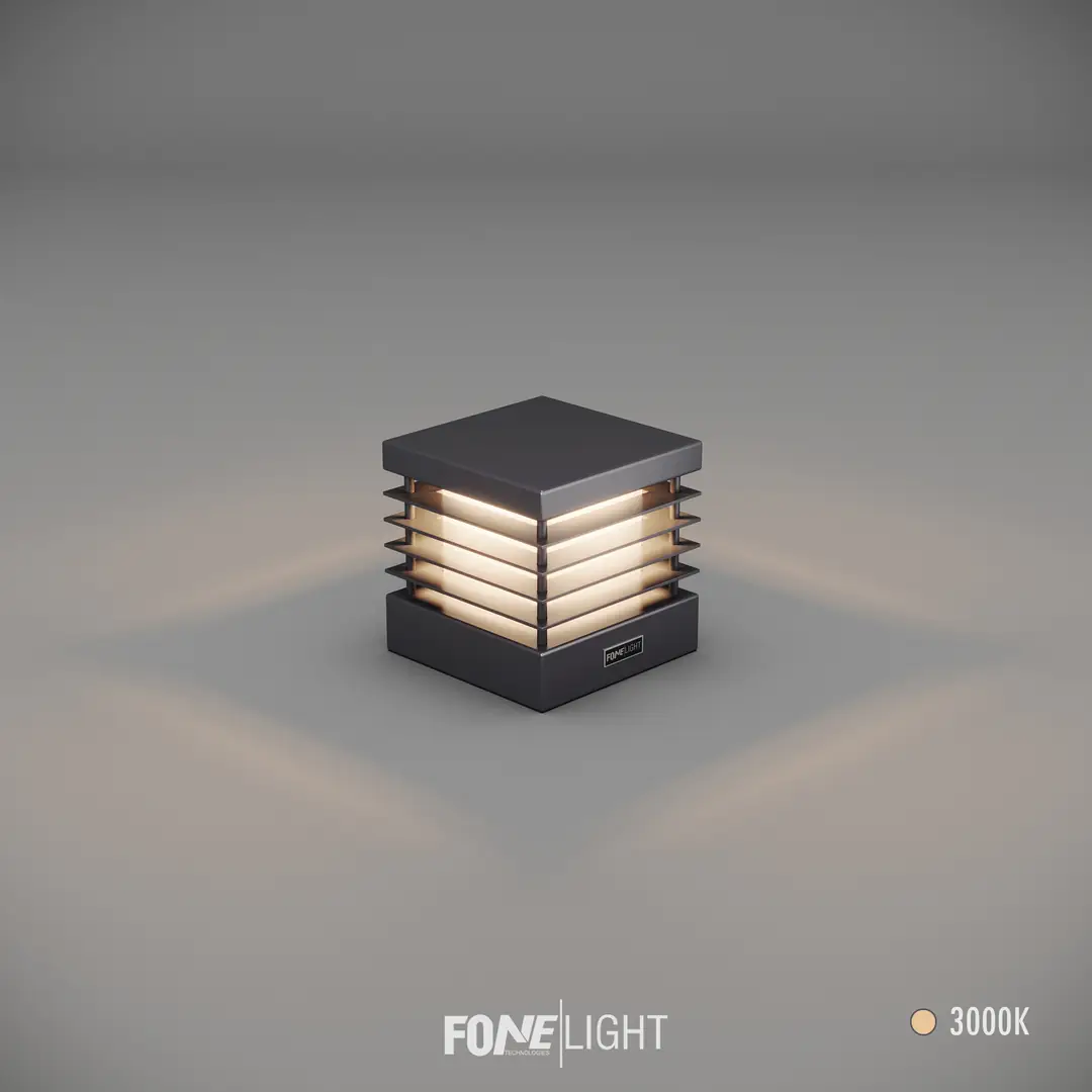 Fonelight Postila Set Üstü Alüminyum Bahçe Duvar Aydınlatma