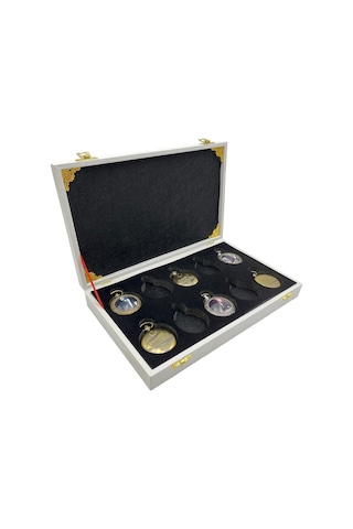 Cep Saati Koleksiyon Kutusu 10 Lu Deri Beyaz