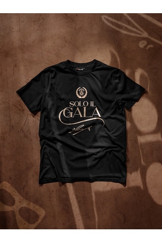 Gsstore Galatasaray Solo Il Gala Erkek T-shirt E251550 Siyah