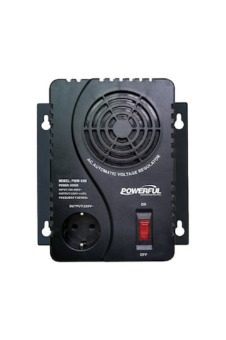 Powerful Pwm-500 500va 250w Kombi, Buzdolabı Otomatik Voltaj Regülatörü