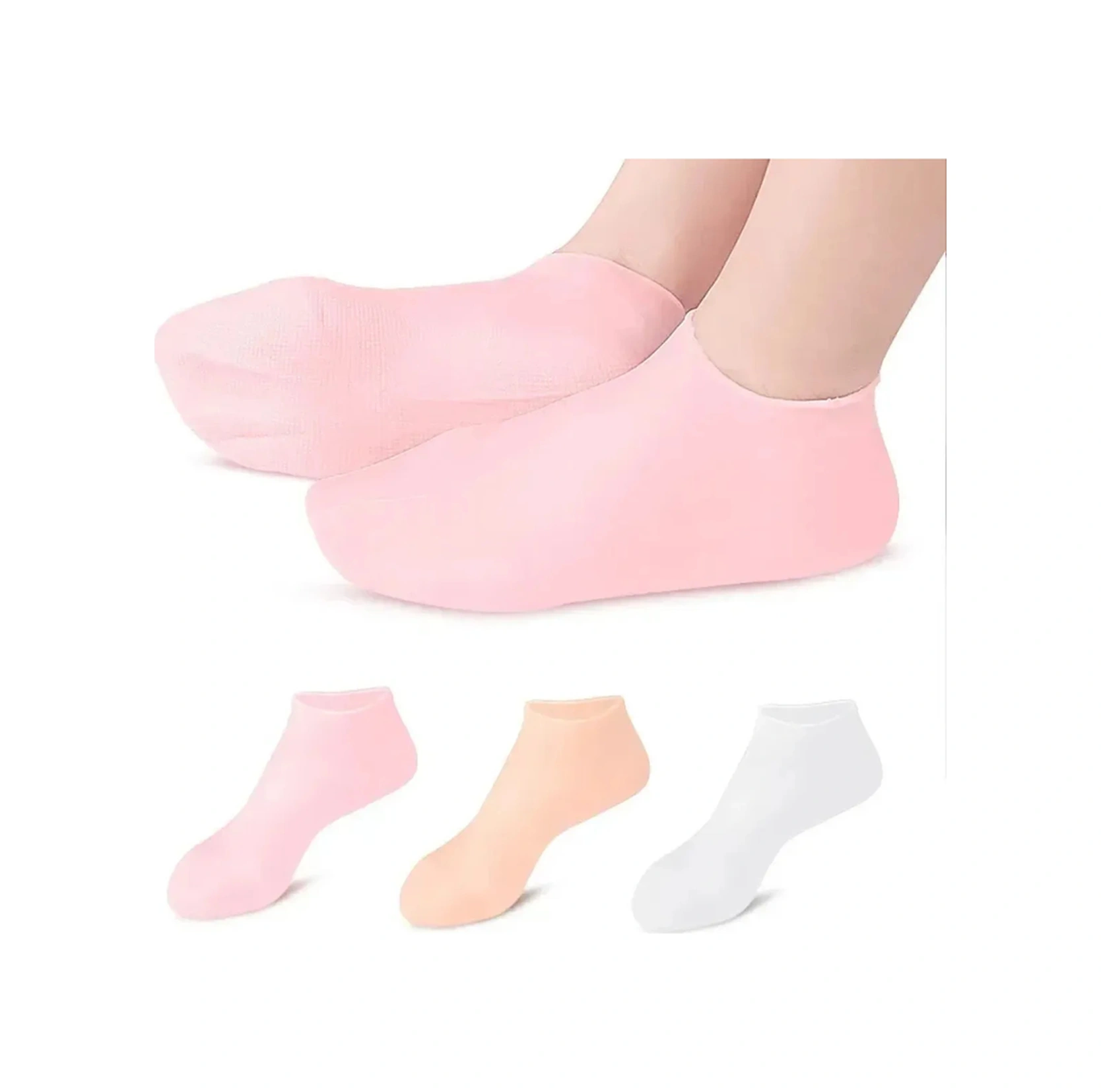 Mucit Home Silikon Ayak Bakım Çorabı Nemlendirici Jel Çorap Çatlak Önleyici Ölü Deri Atıcı Çorap Ayak Bakımı